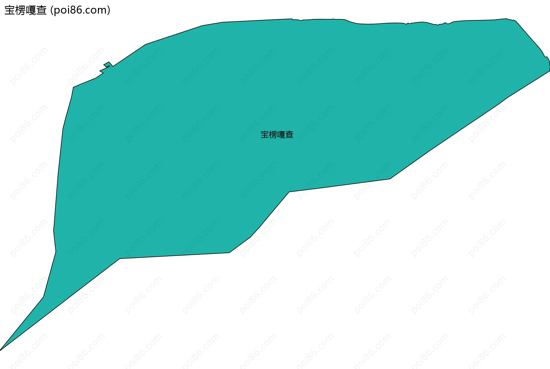 宝楞嘎查边界地图