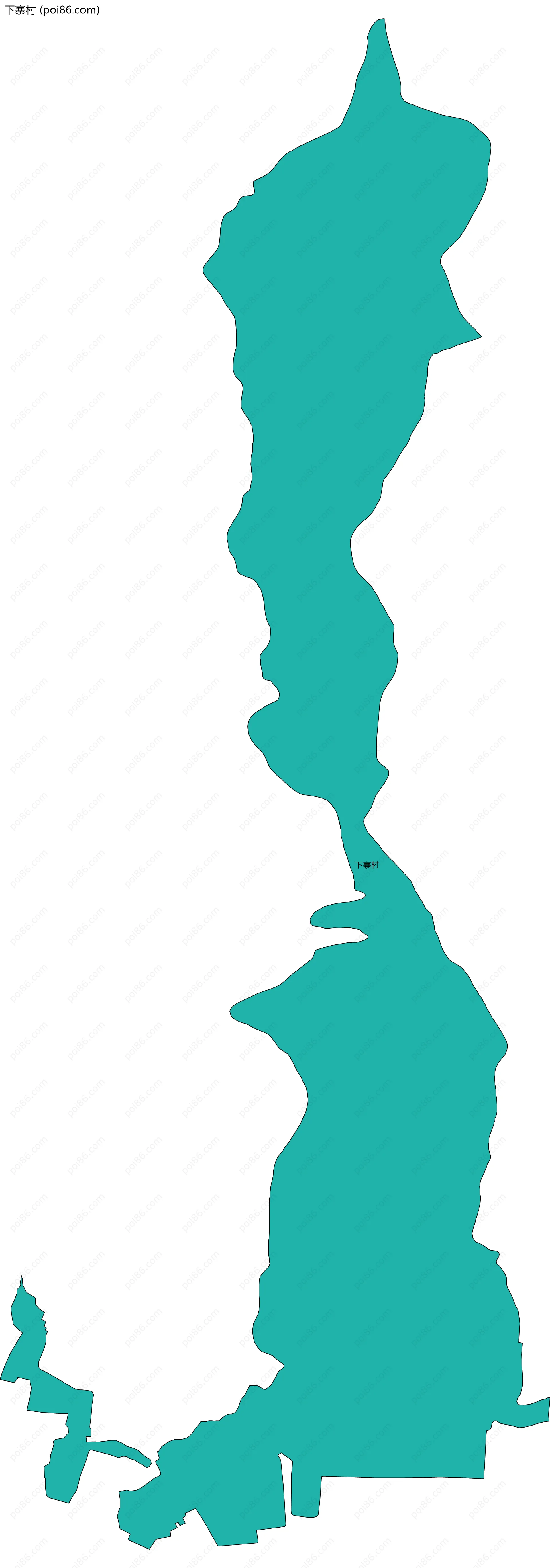 下寨村边界地图