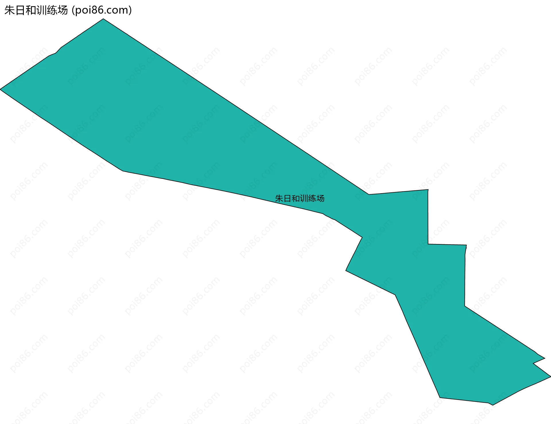 朱日和训练场边界地图