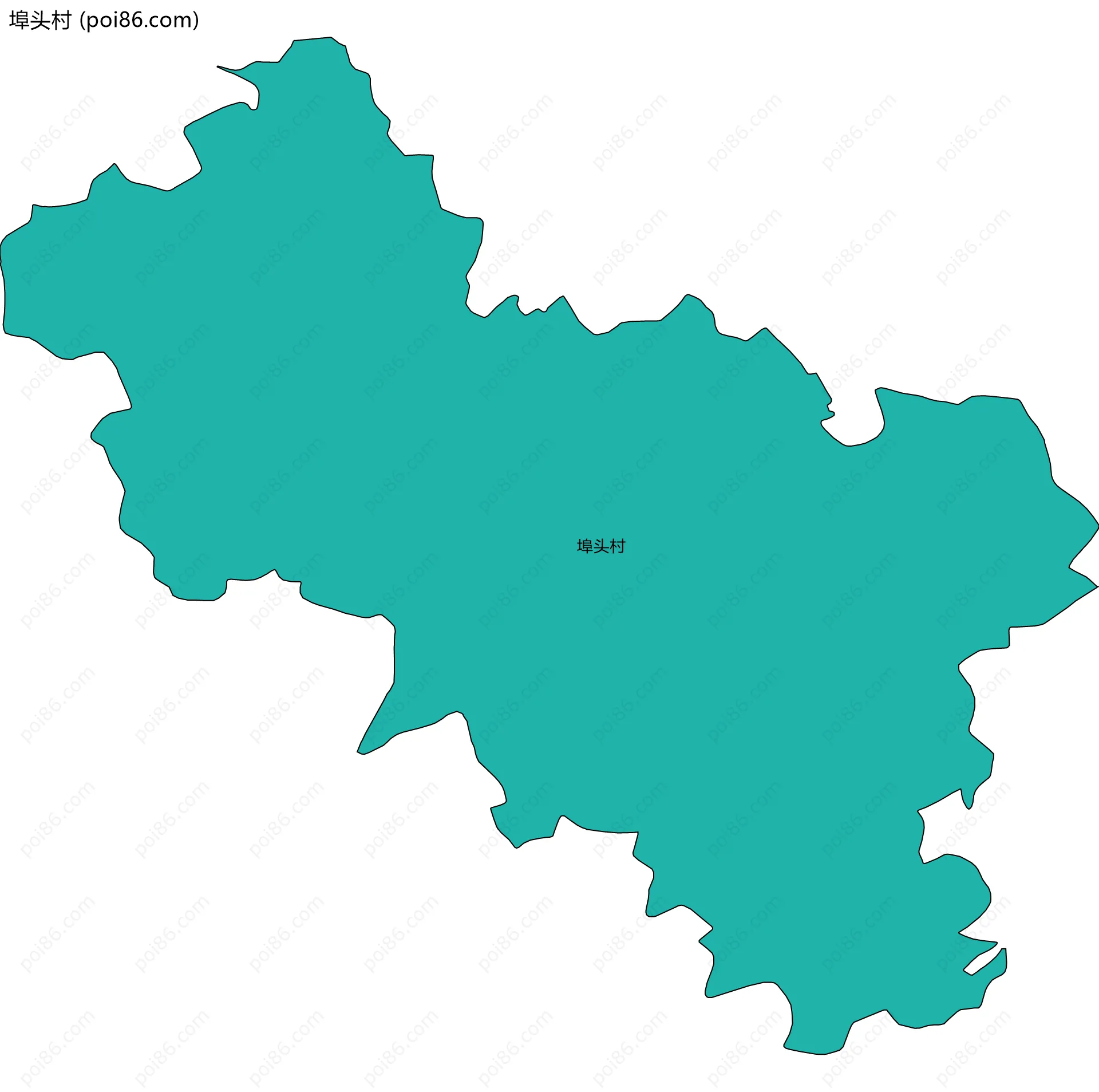 埠头村边界地图