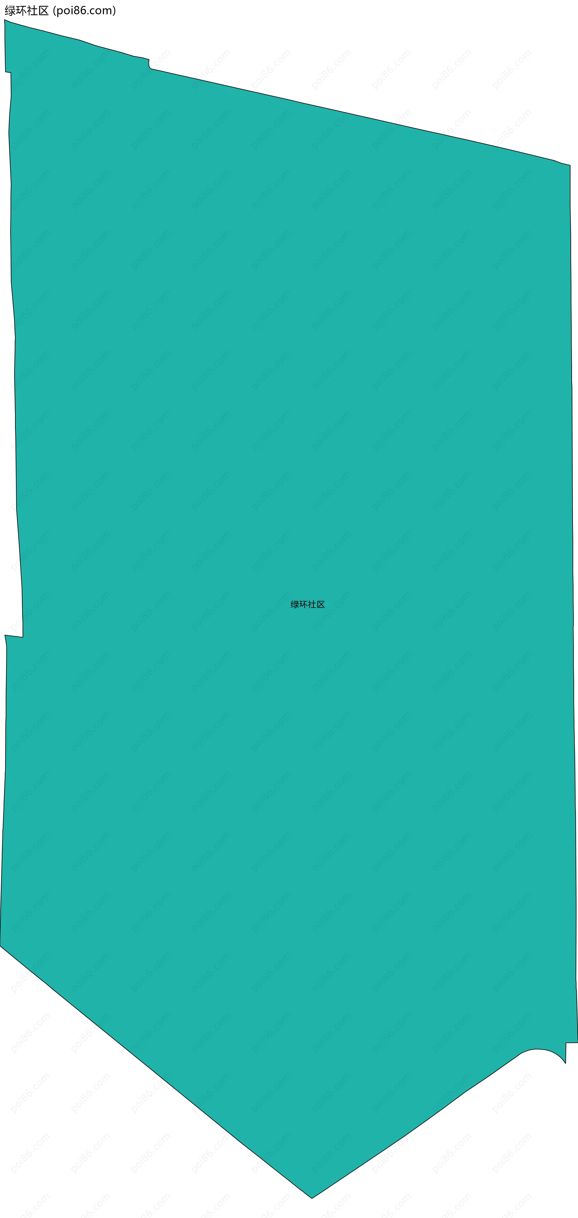 绿环社区边界地图