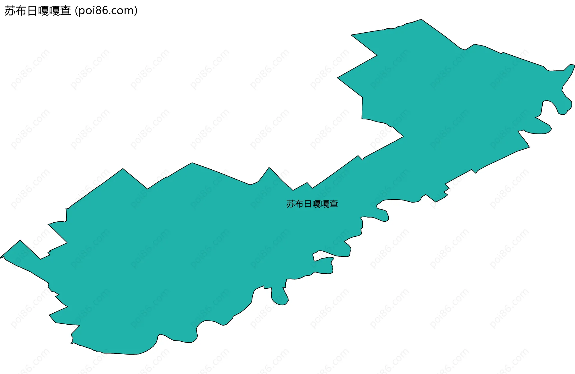 苏布日嘎嘎查边界地图