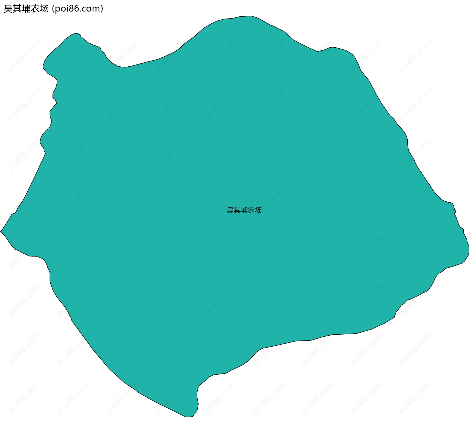 吴其埔农场边界地图