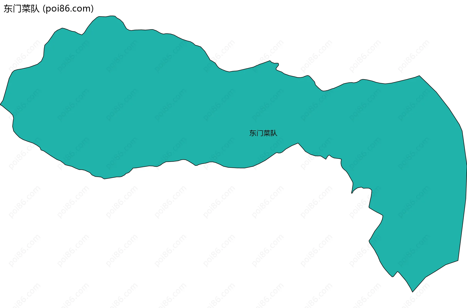 东门菜队边界地图