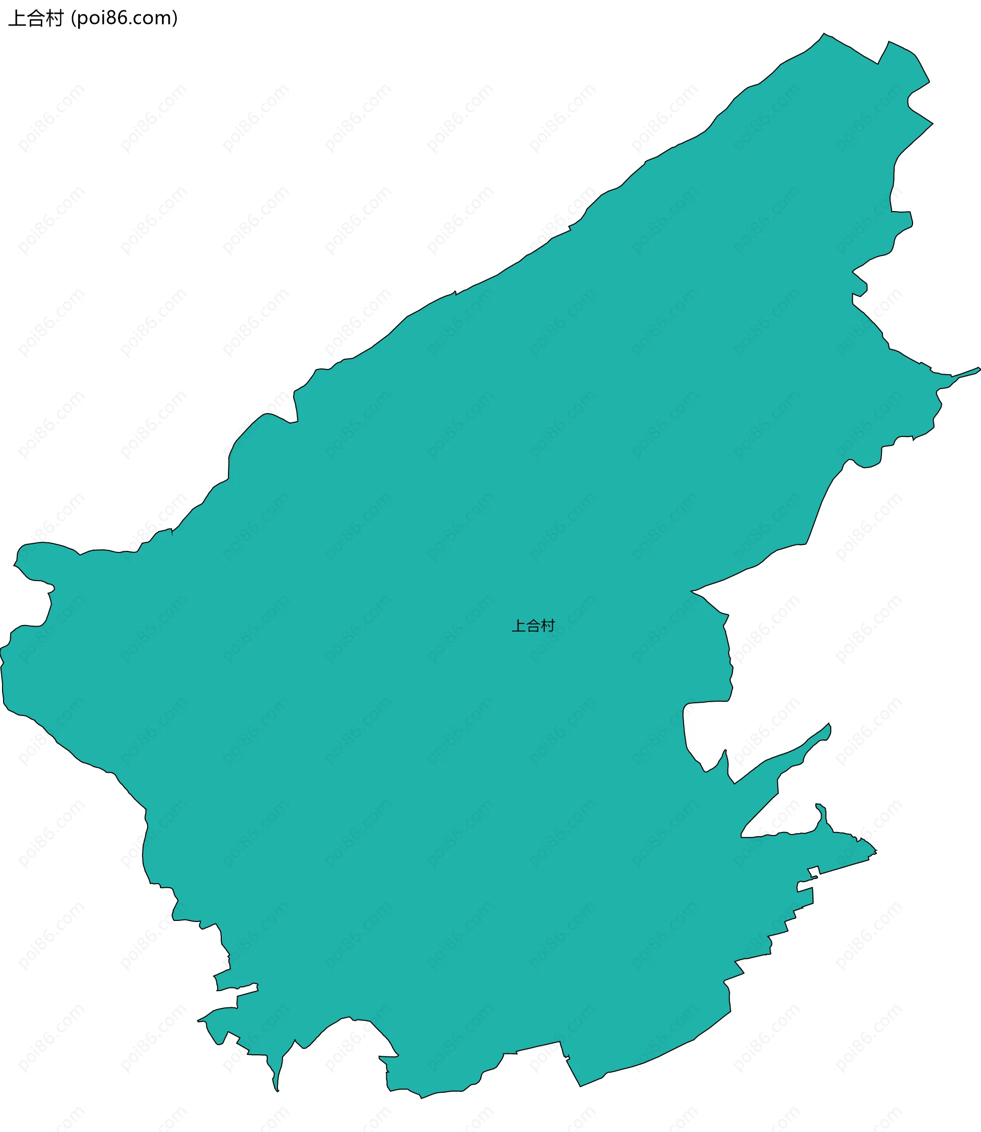 上合村边界地图