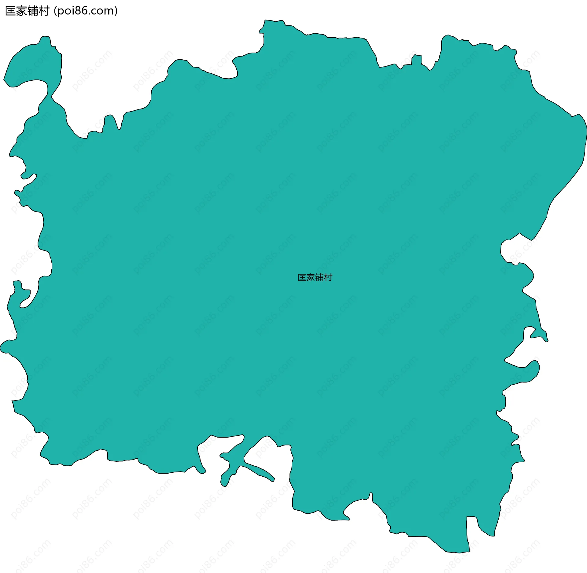 匡家铺村边界地图