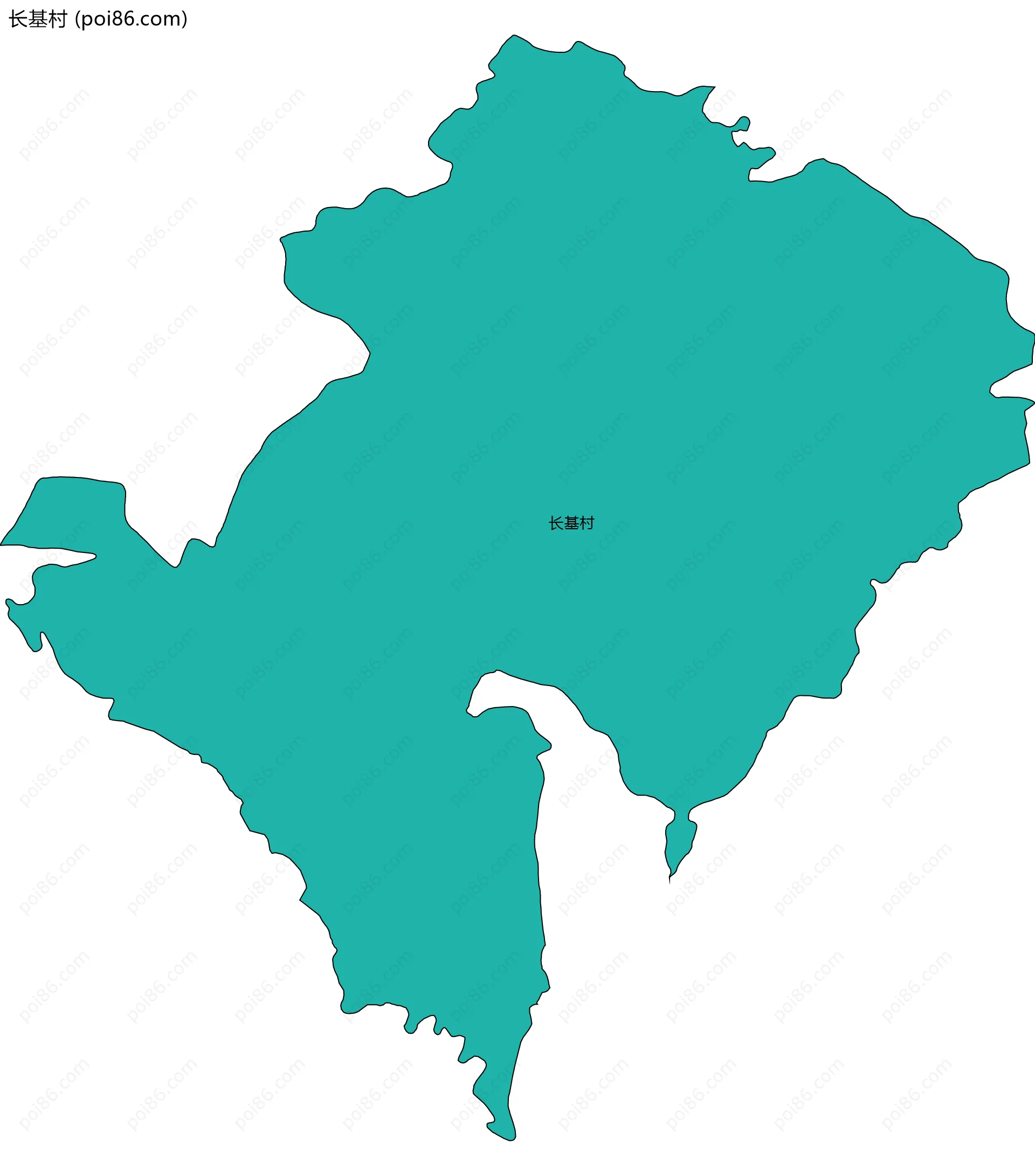 长基村边界地图