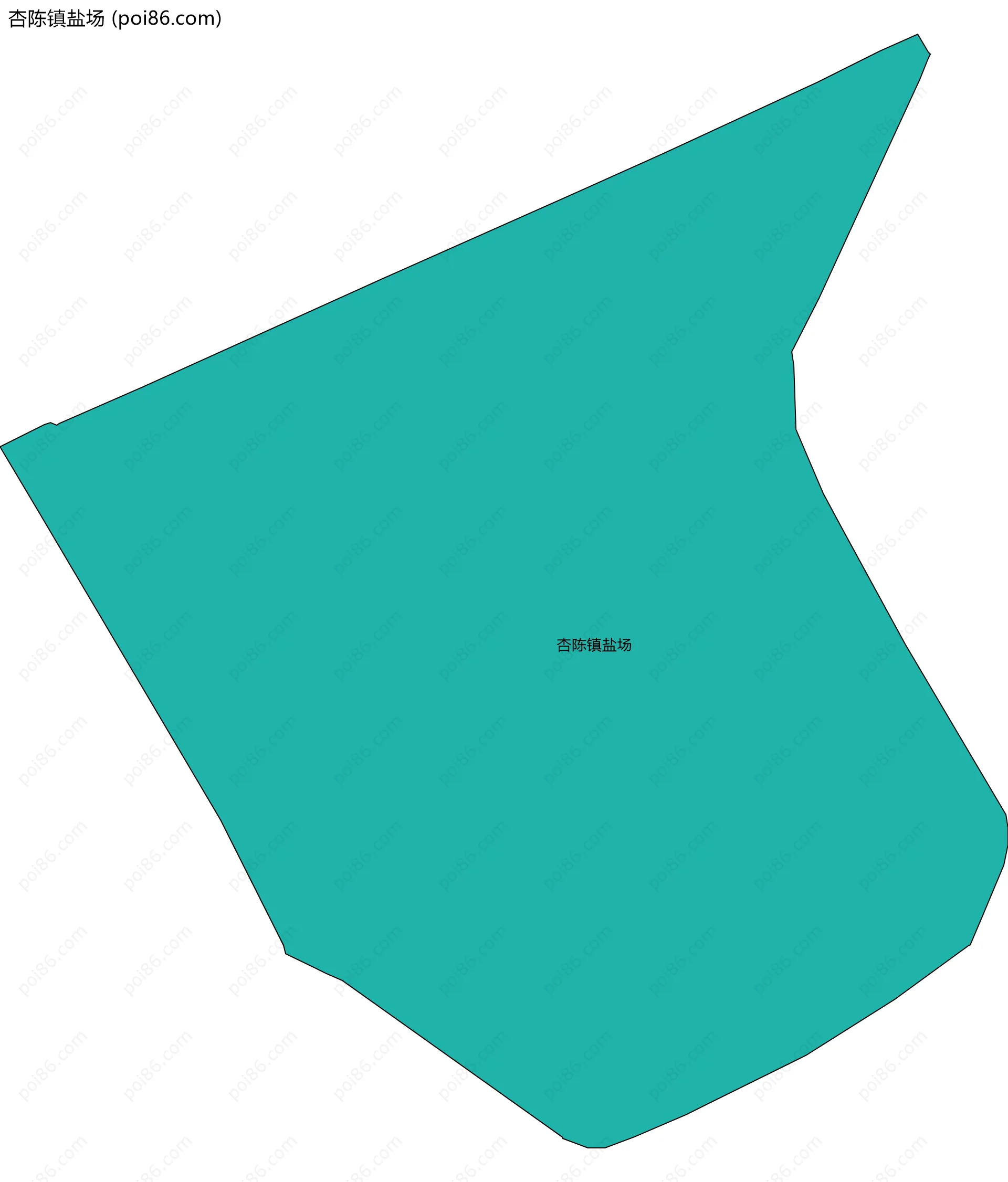 杏陈镇盐场边界地图
