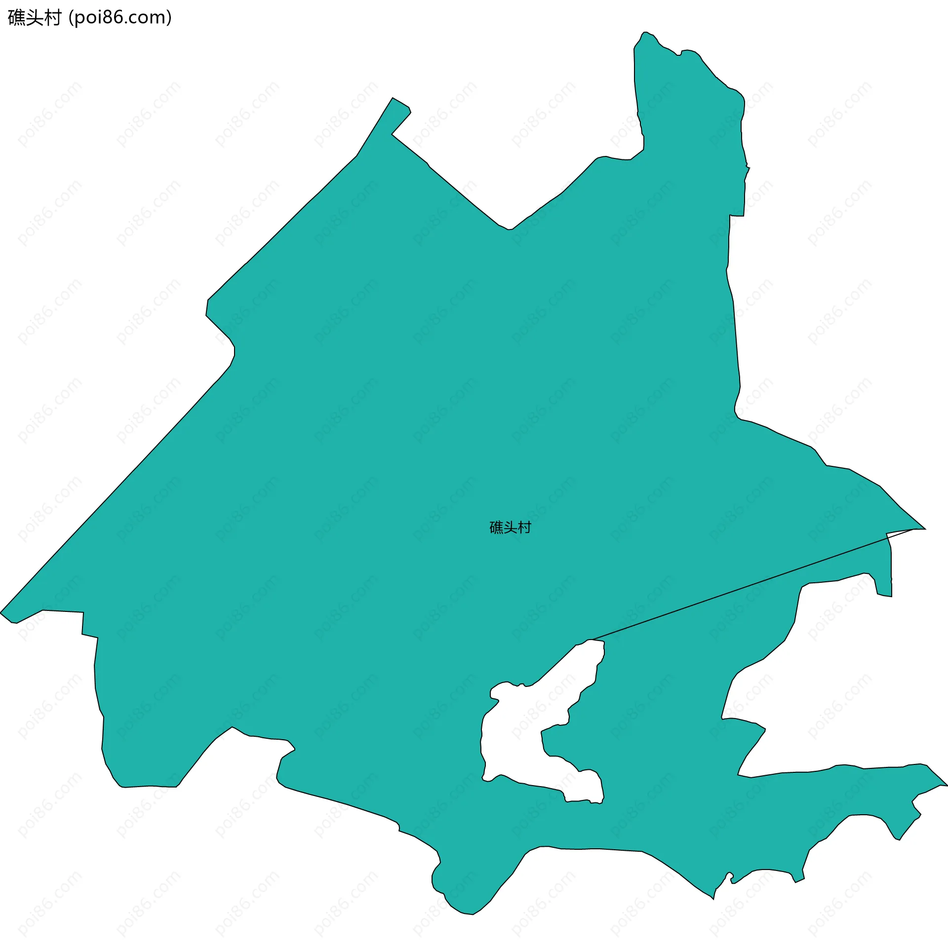 礁头村边界地图