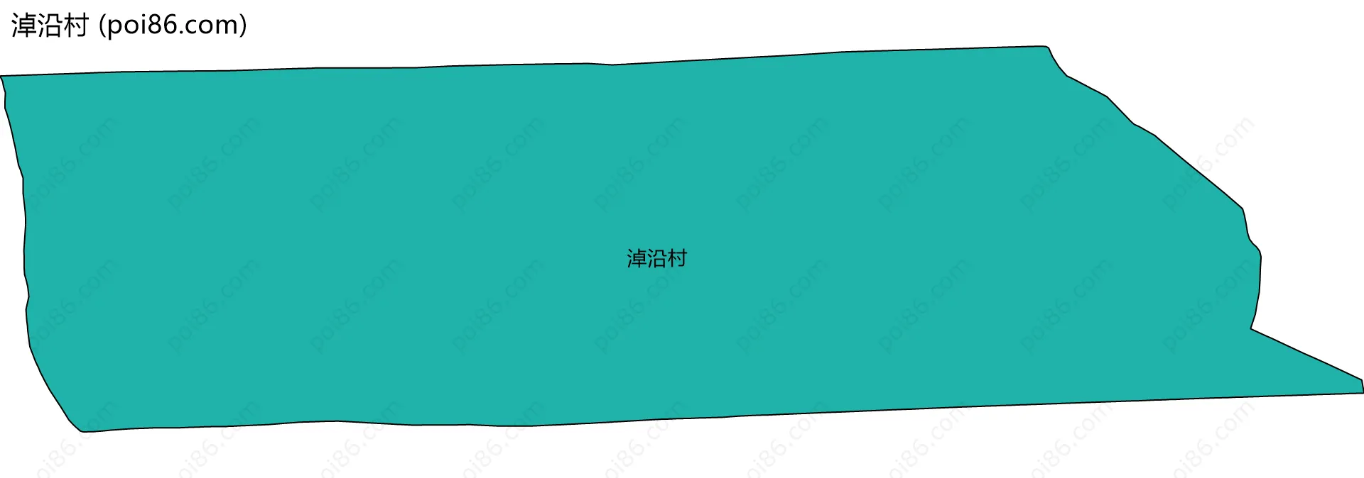 淖沿村边界地图