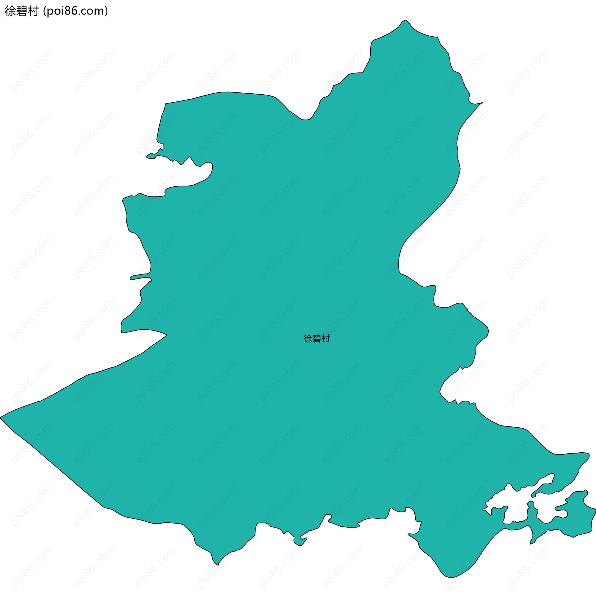 徐碧村边界地图