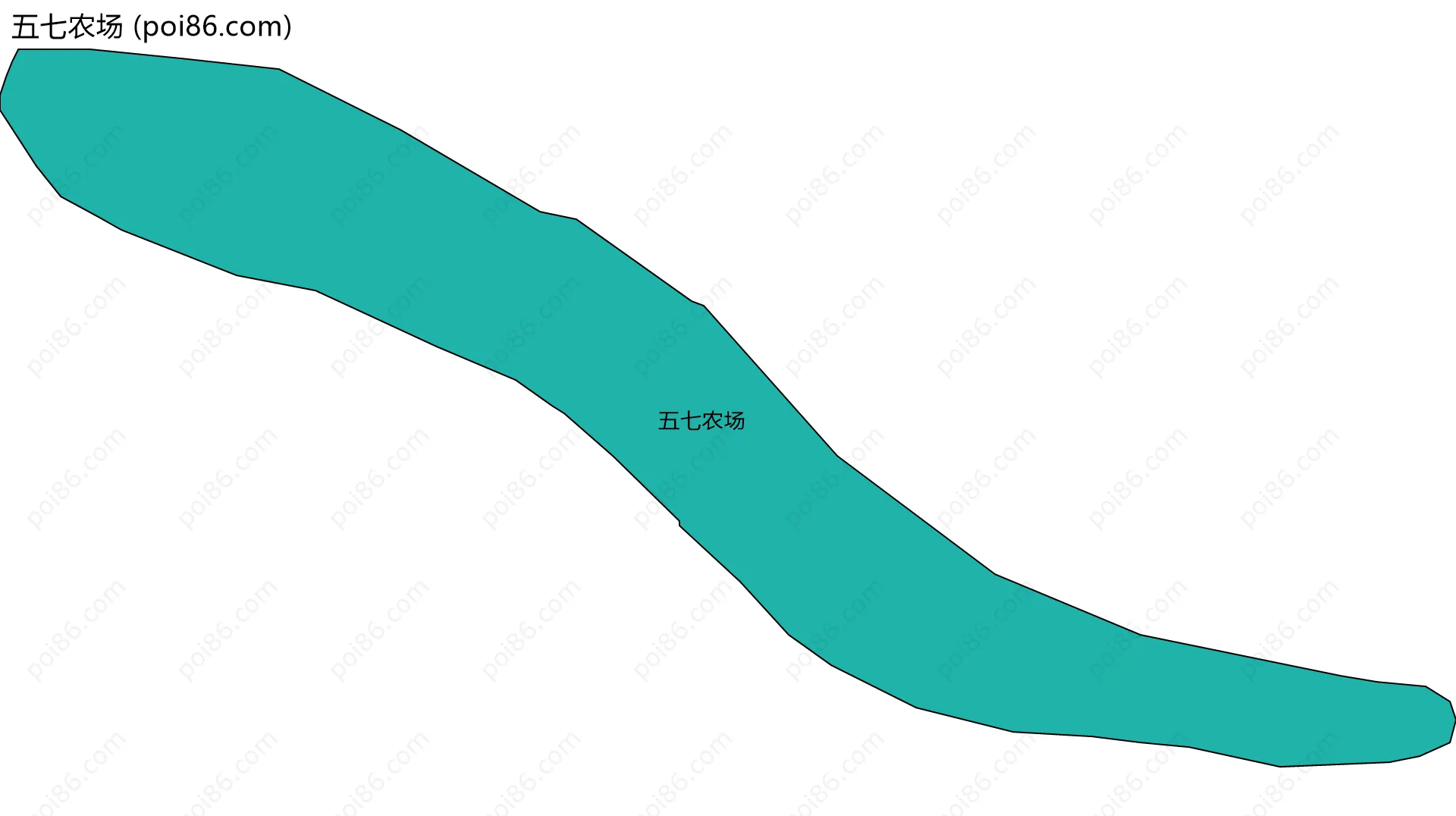 五七农场边界地图