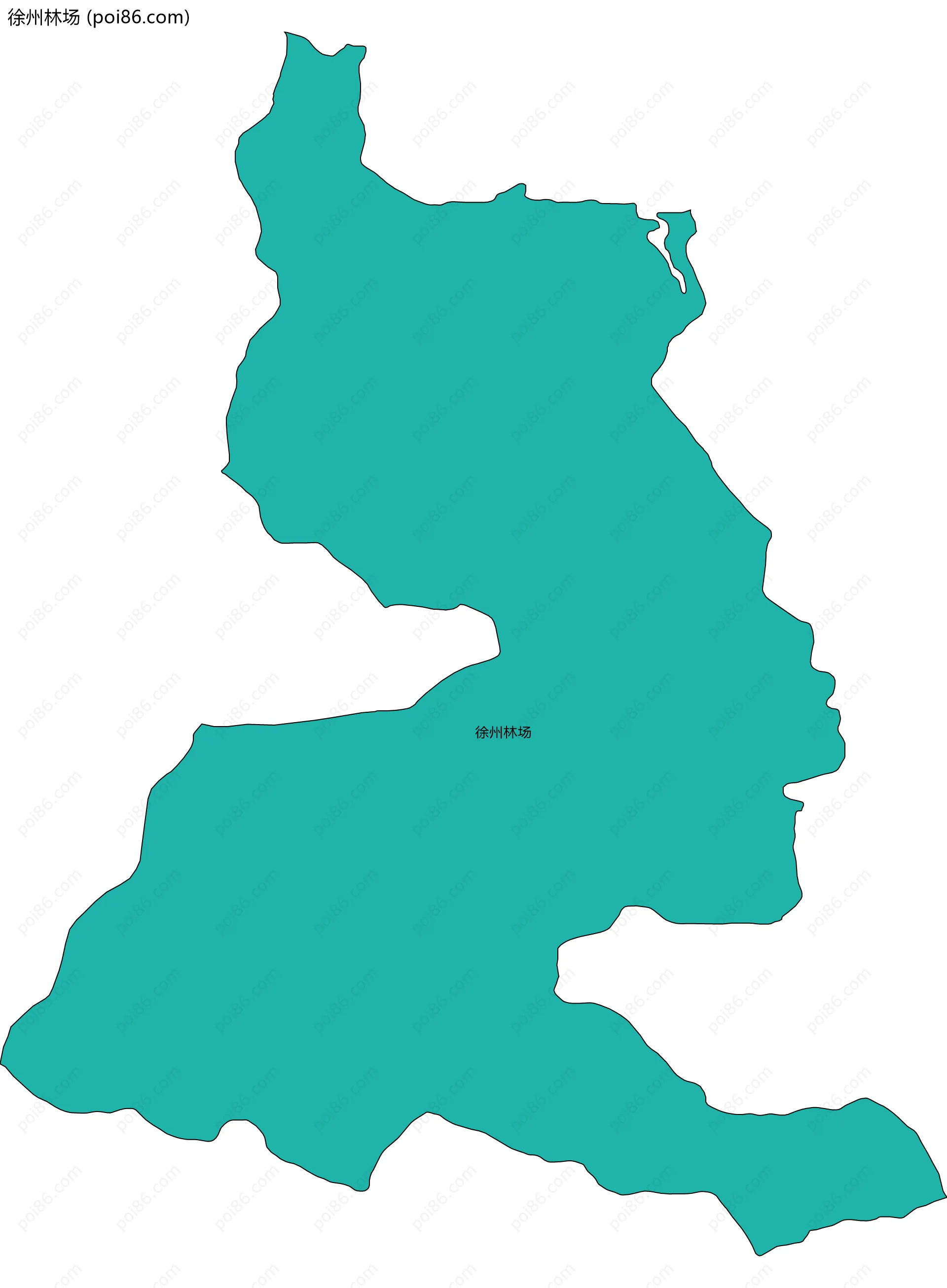 徐州林场边界地图