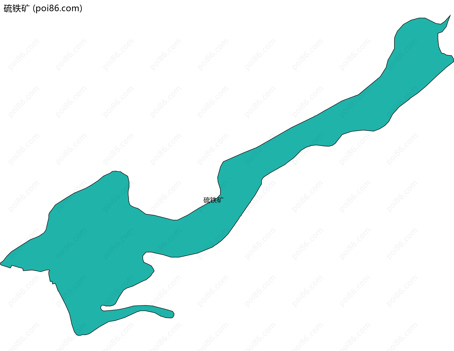 硫铁矿边界地图
