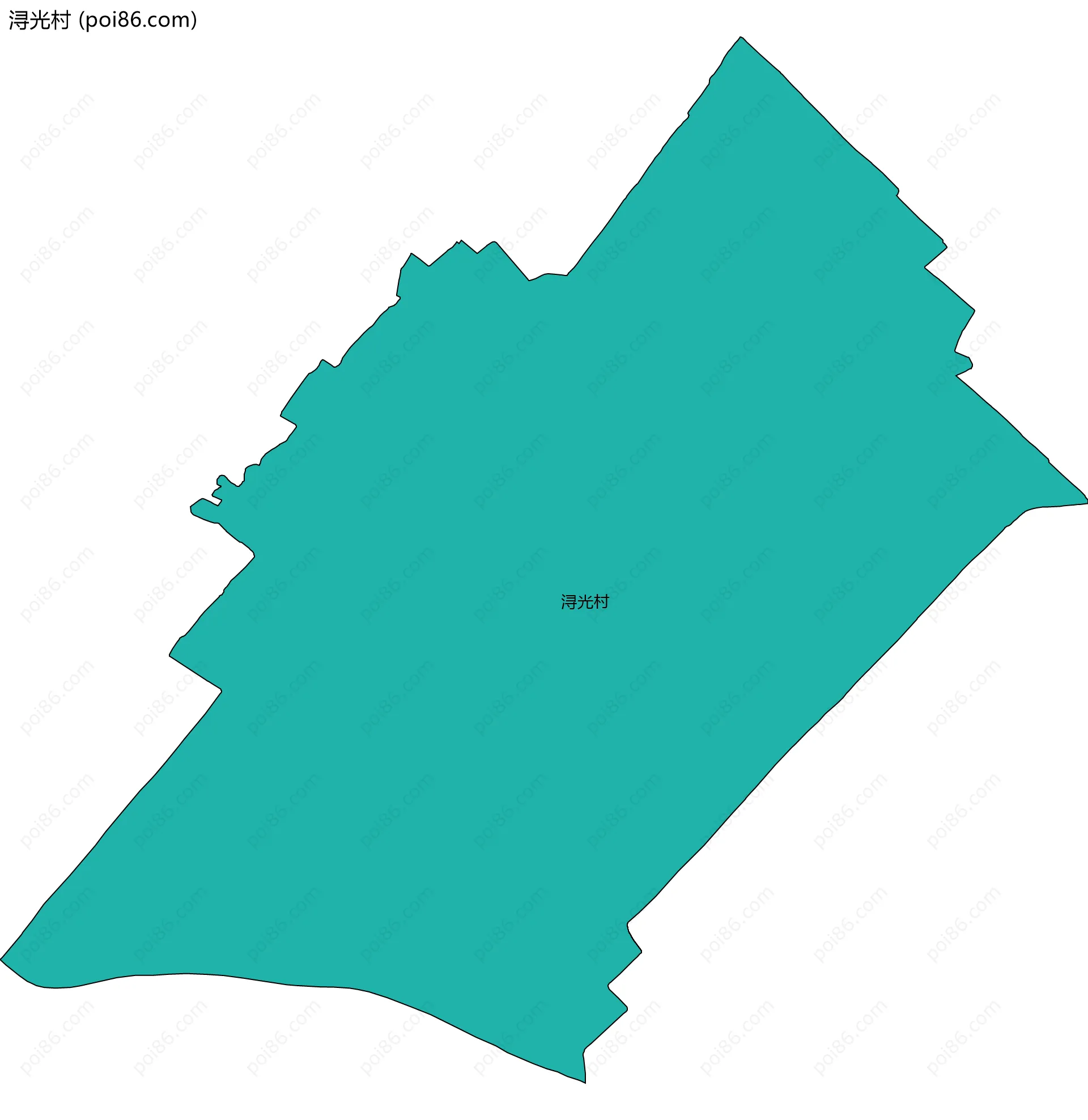 浔光村边界地图