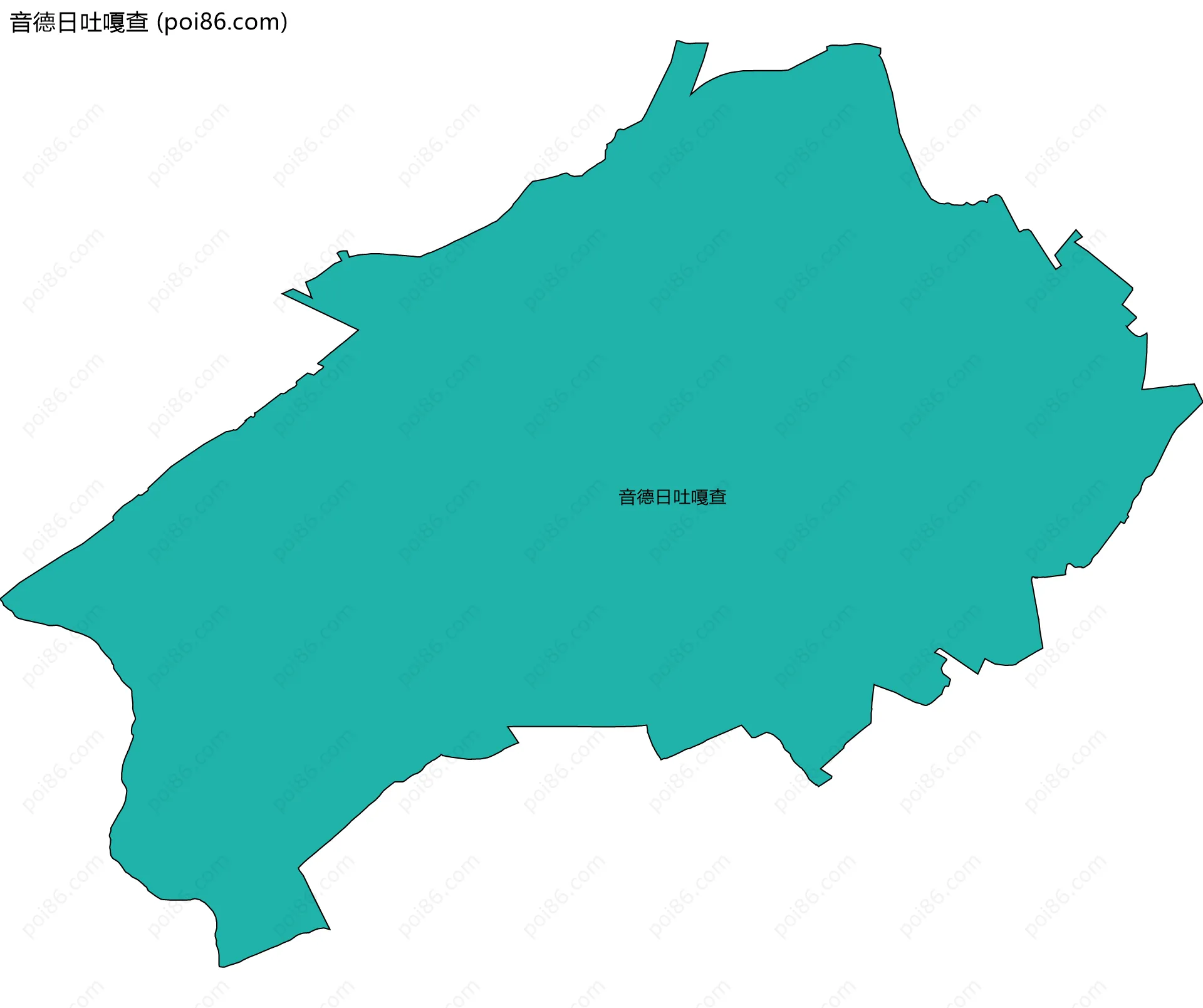 音德日吐嘎查边界地图