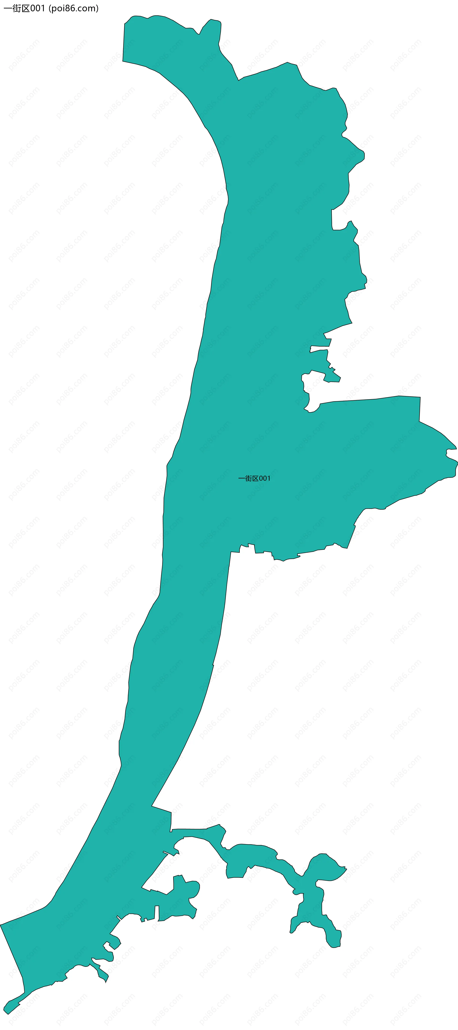 一街区001边界地图