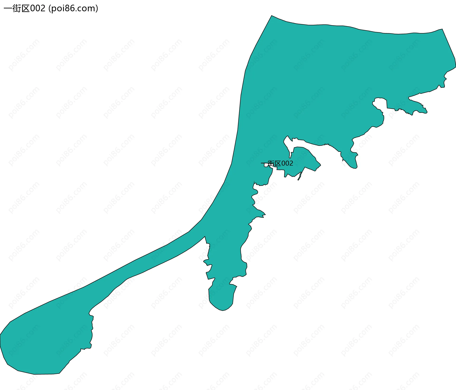 一街区002边界地图