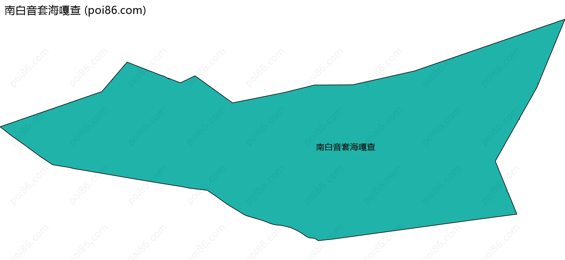 南白音套海嘎查边界地图