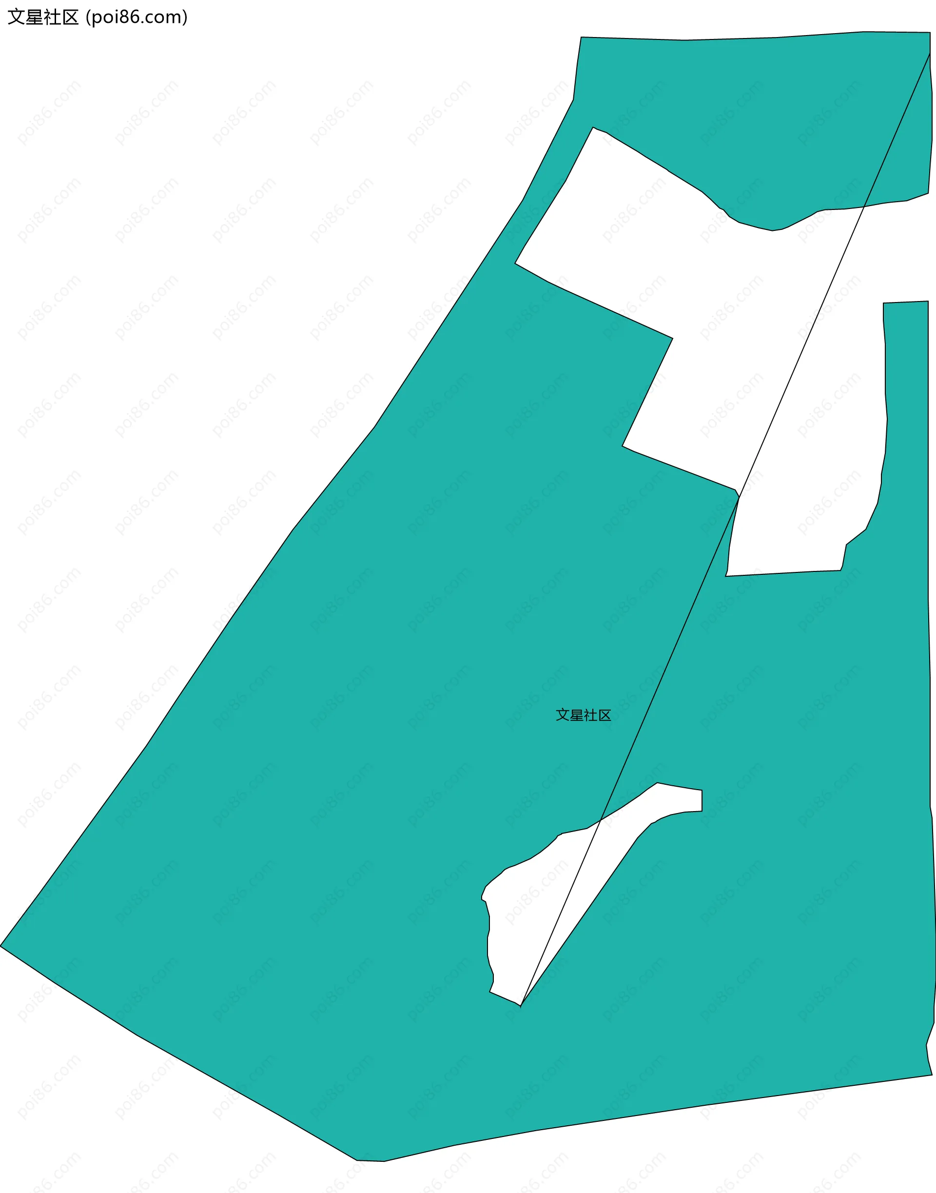 文星社区边界地图