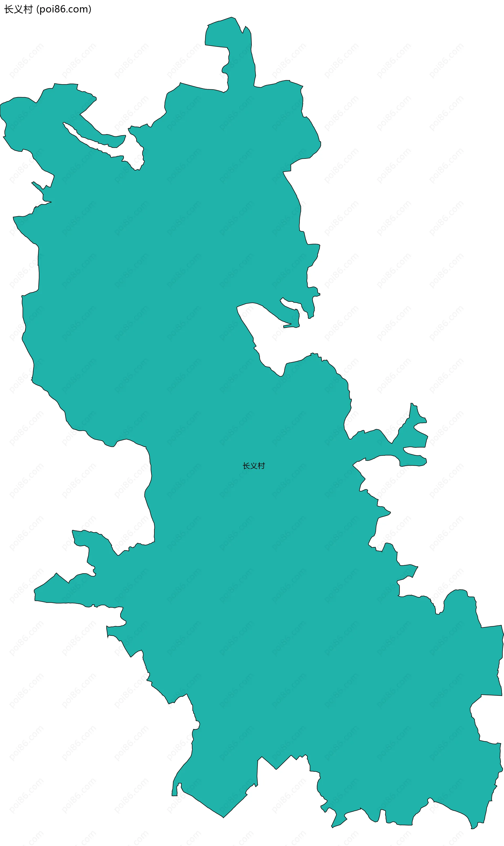 长义村边界地图