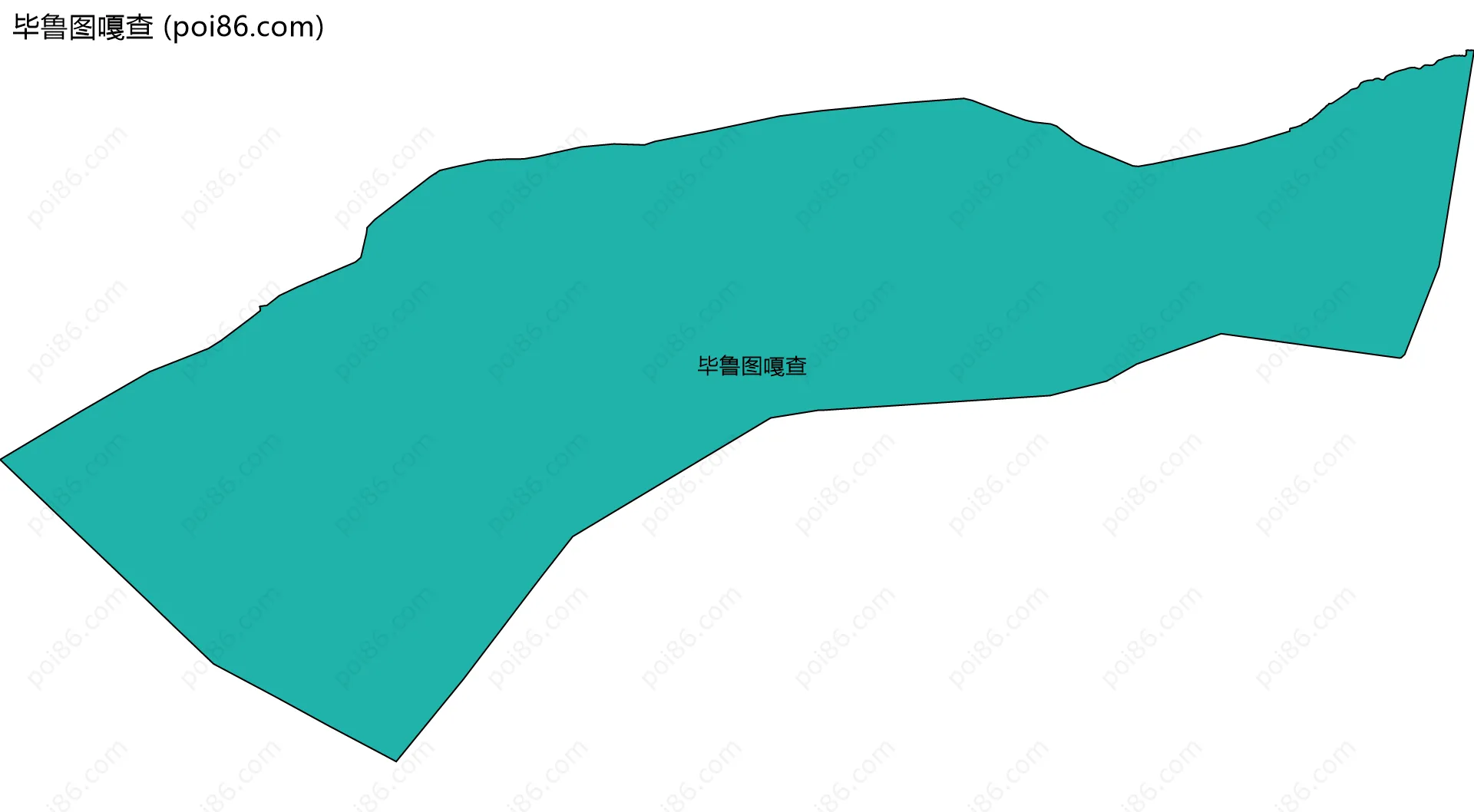 毕鲁图嘎查边界地图