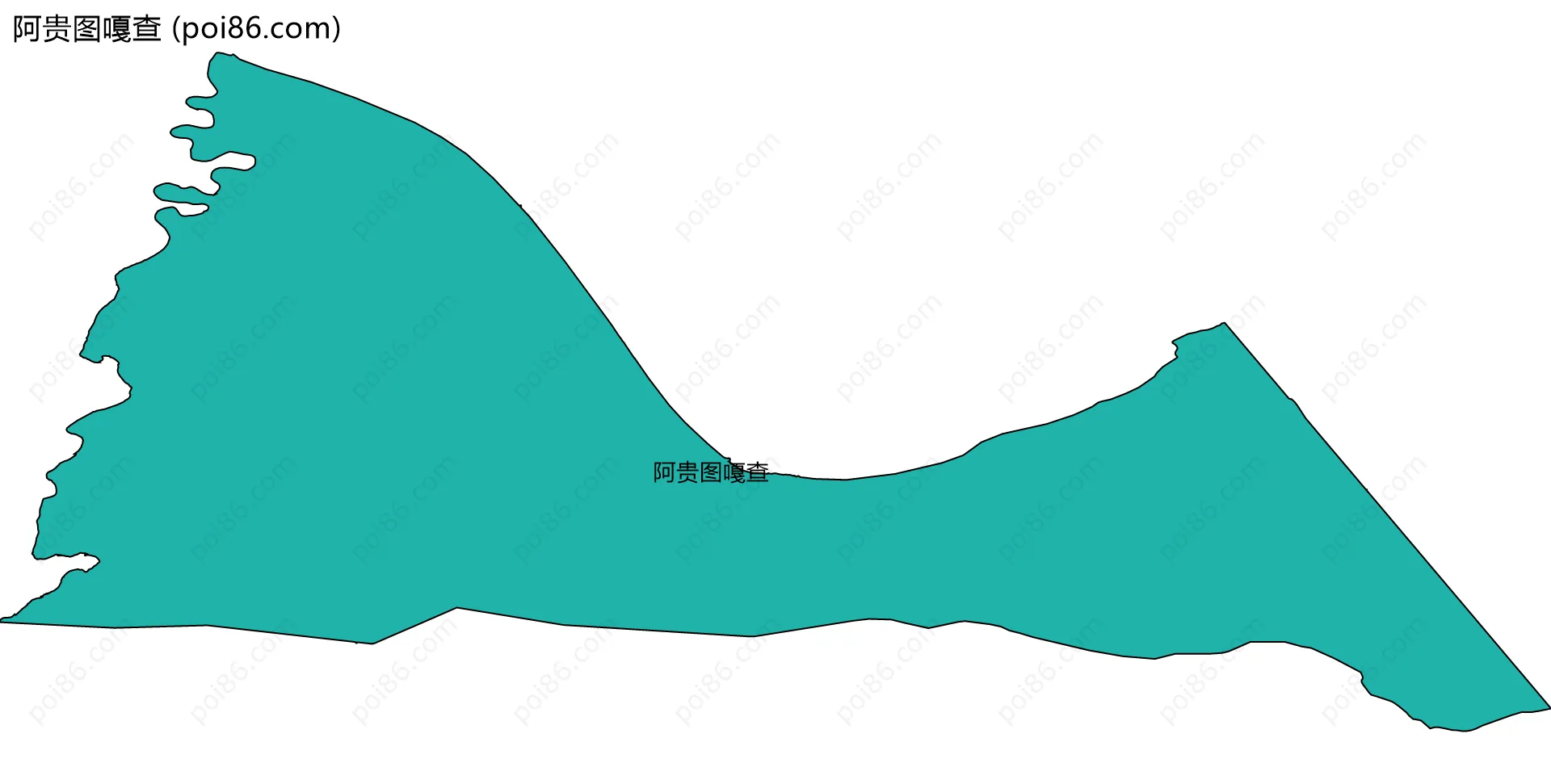 阿贵图嘎查边界地图