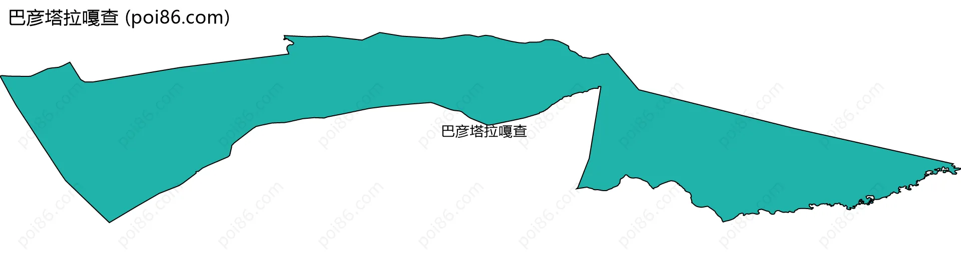 巴彦塔拉嘎查边界地图