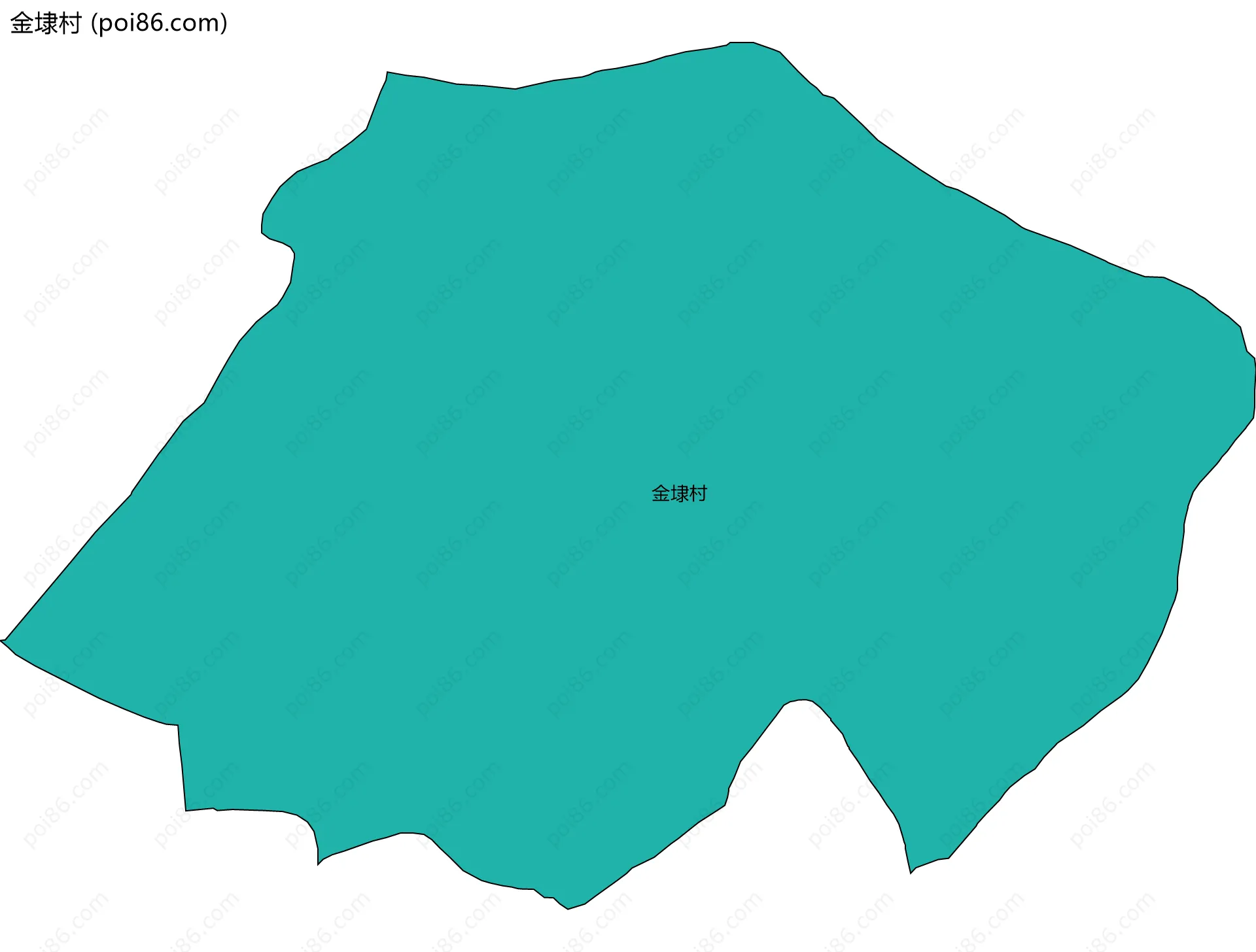 金埭村边界地图