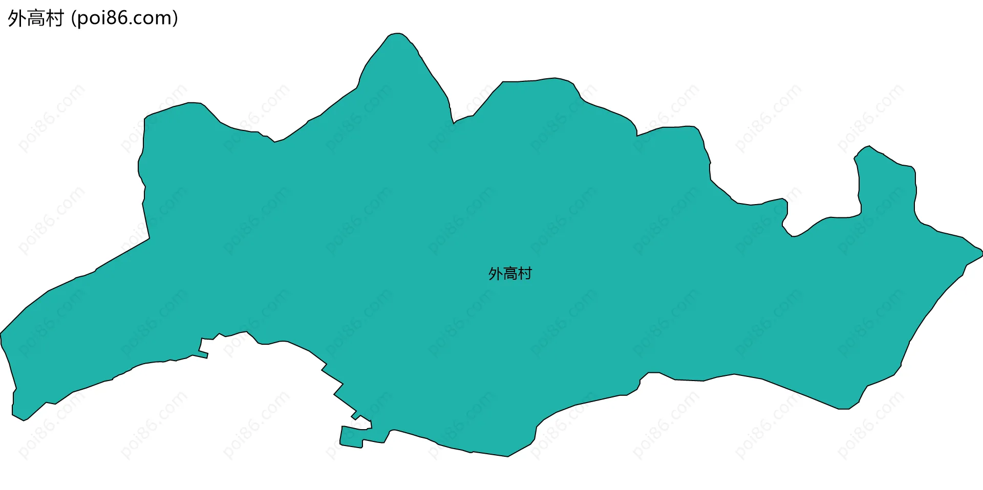 外高村边界地图