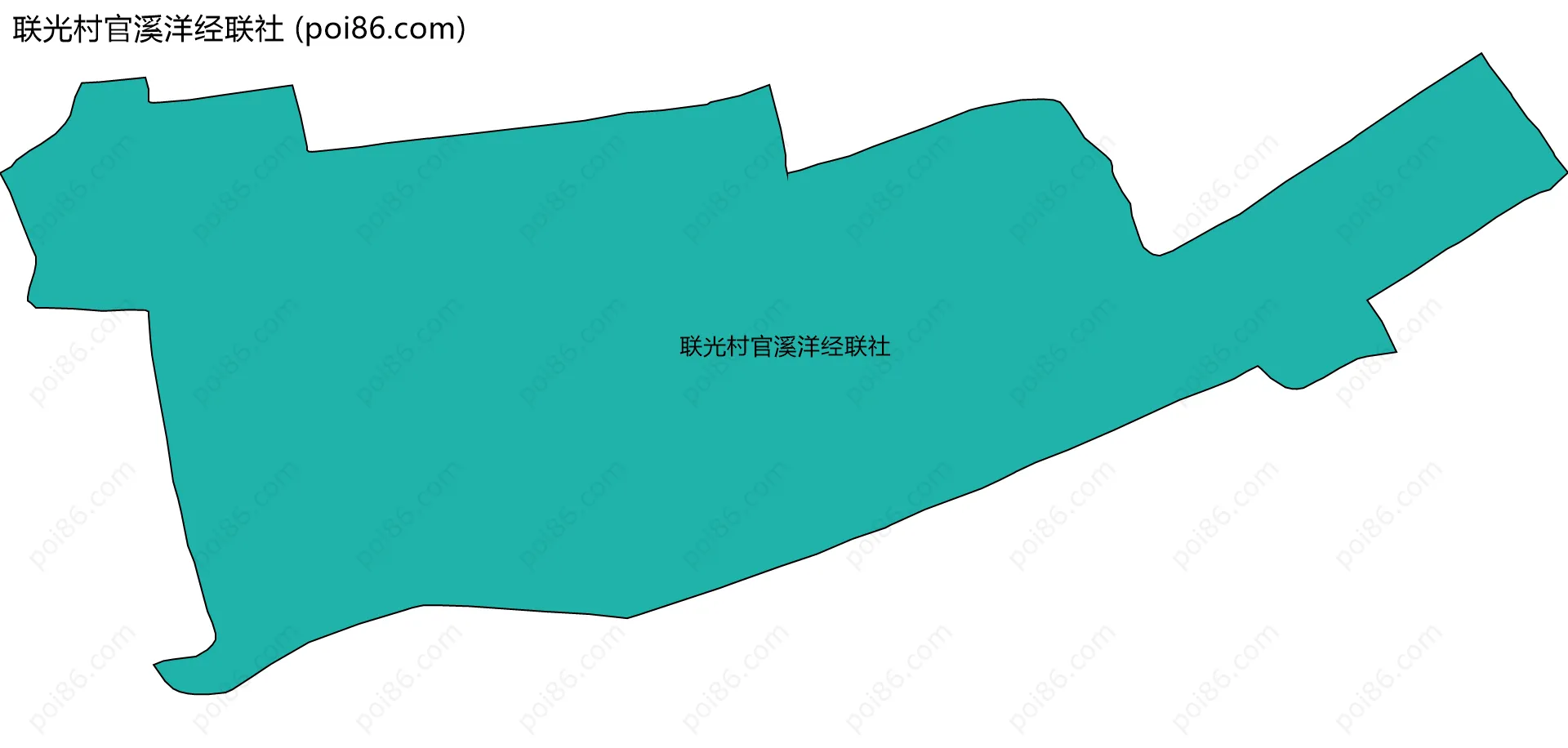 联光村官溪洋经联社边界地图
