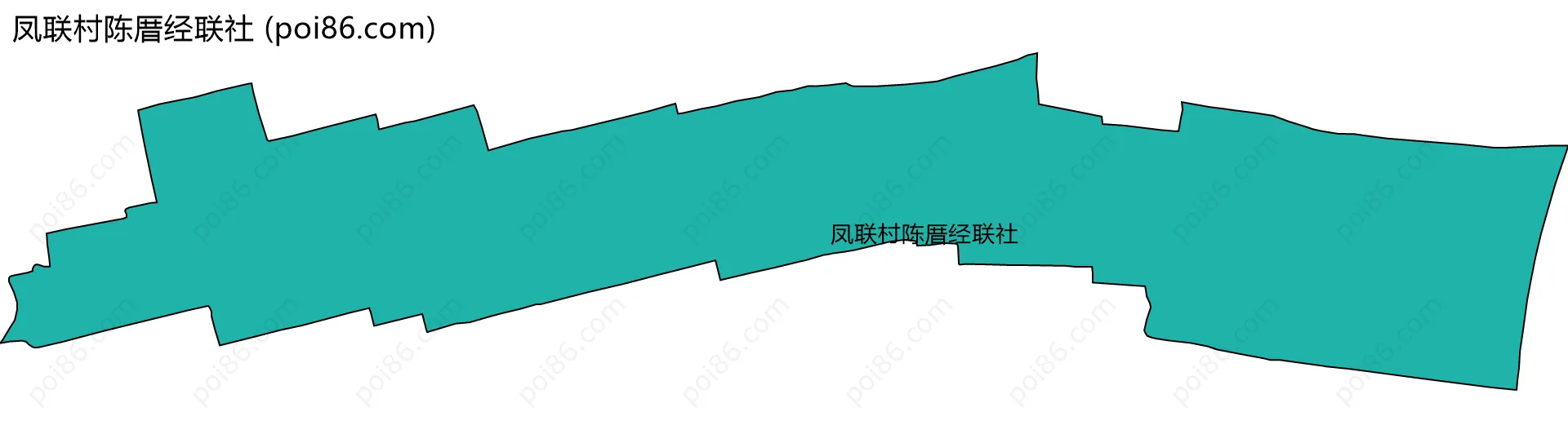 凤联村陈厝经联社边界地图