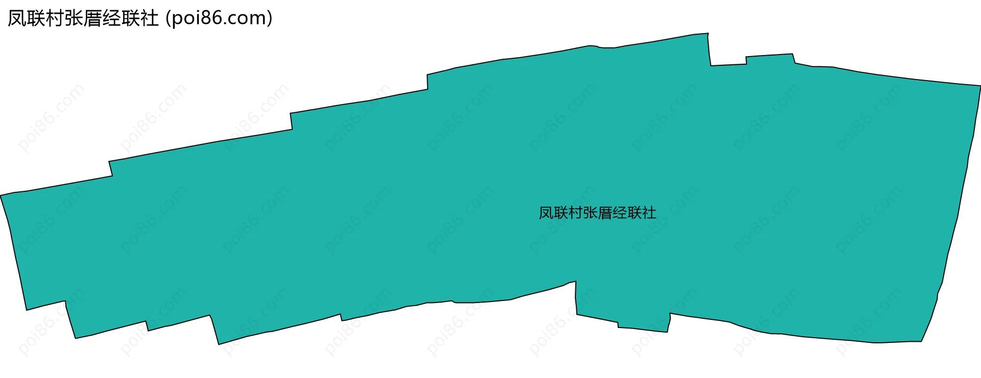 凤联村张厝经联社边界地图