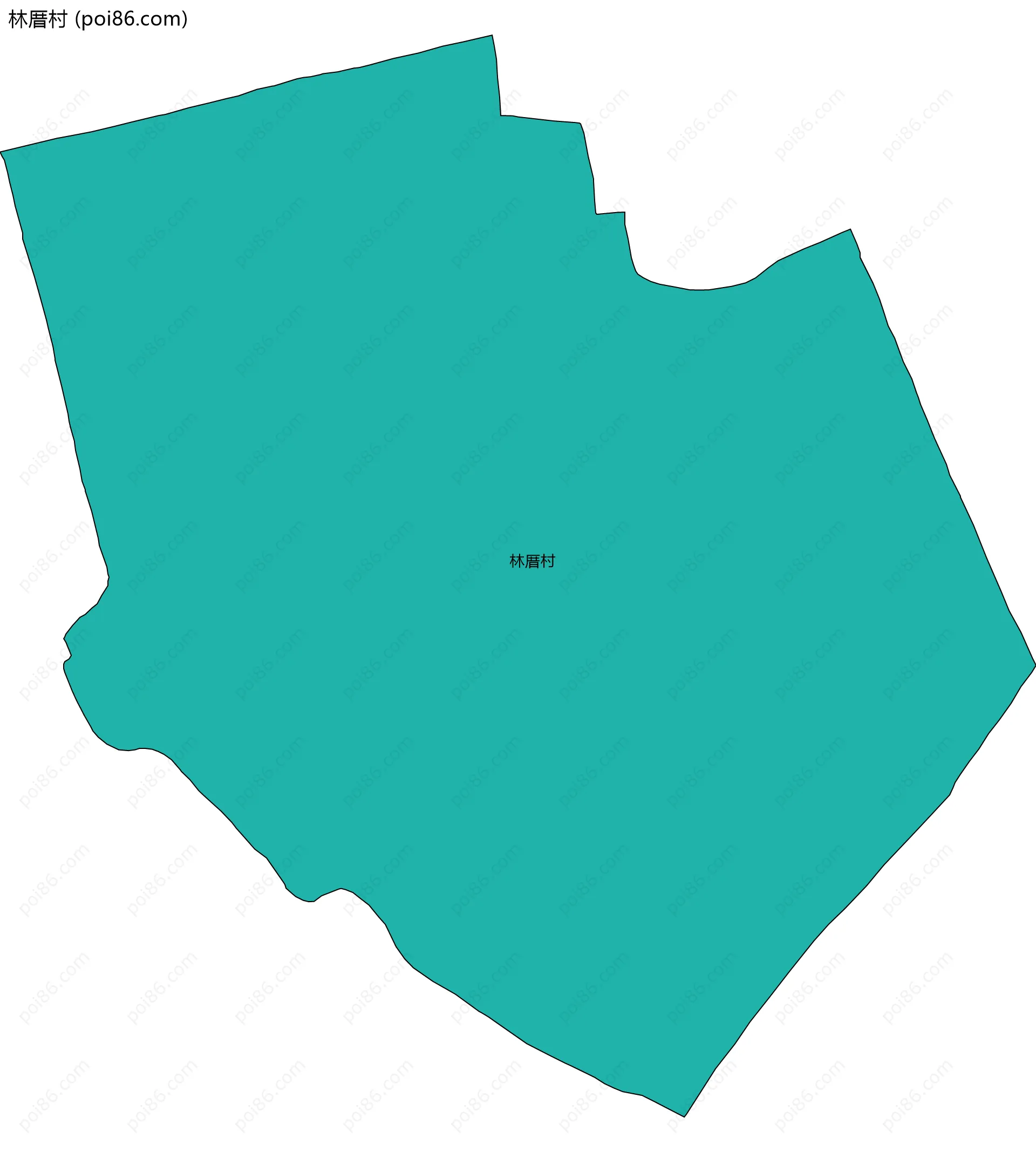 林厝村边界地图