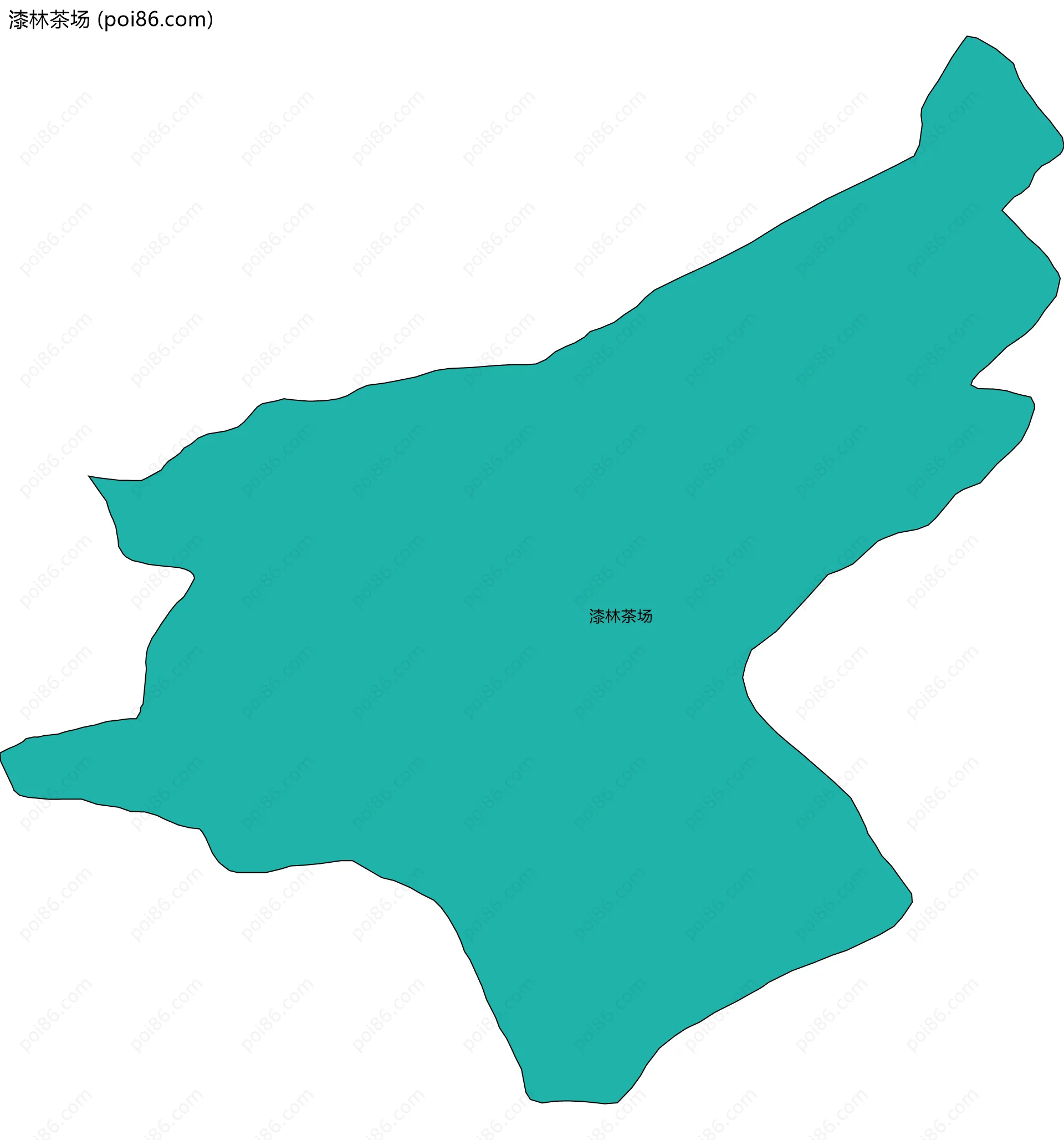 漆林茶场边界地图