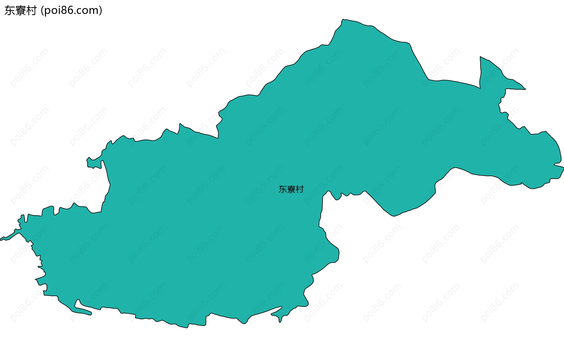 东寮村边界地图