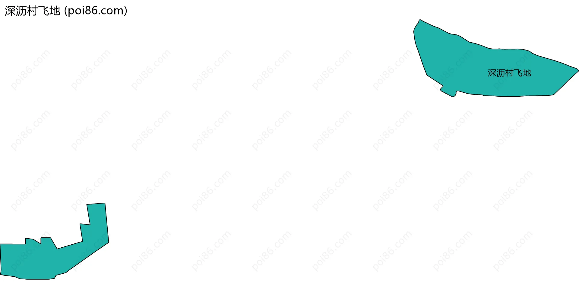 深沥村飞地边界地图