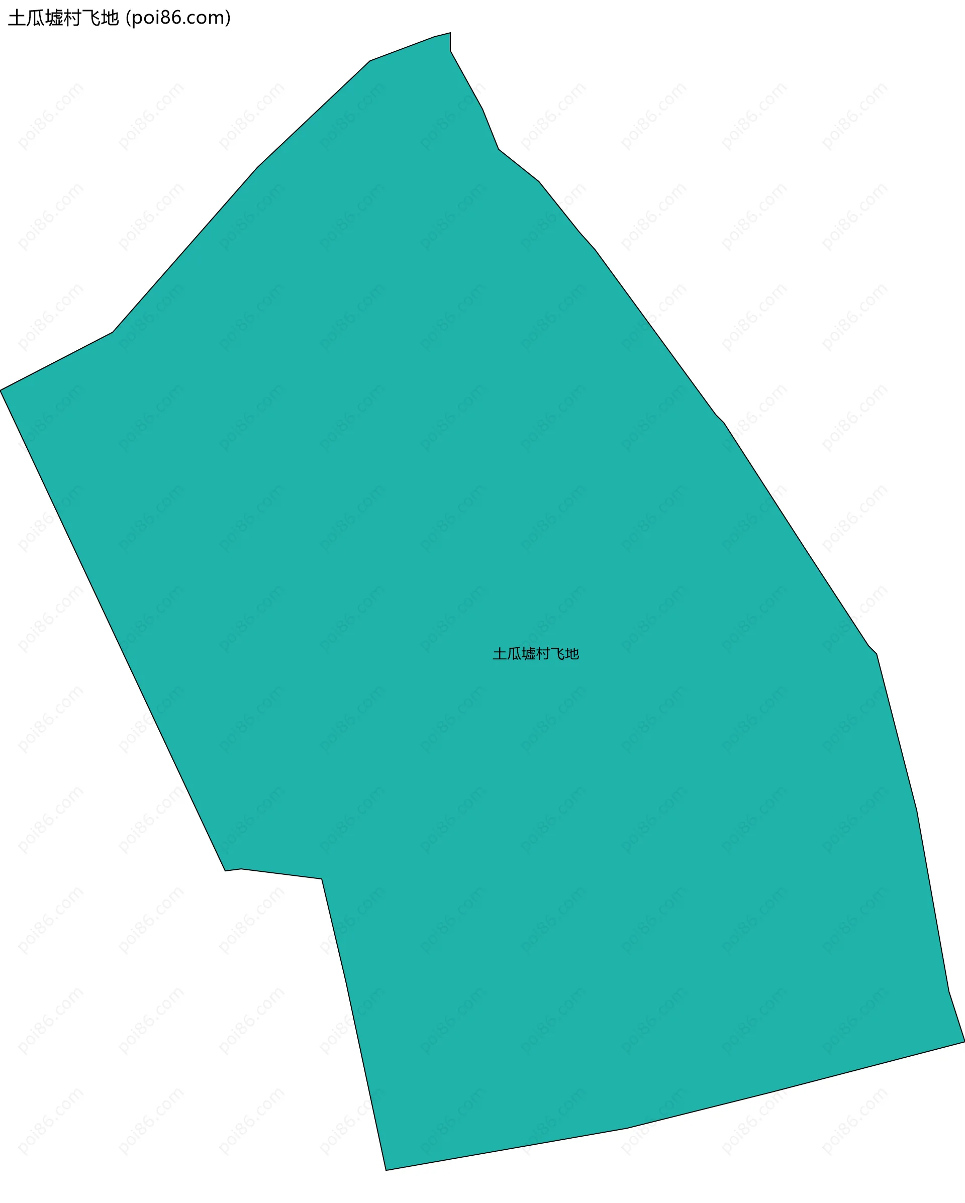 土瓜墟村飞地边界地图