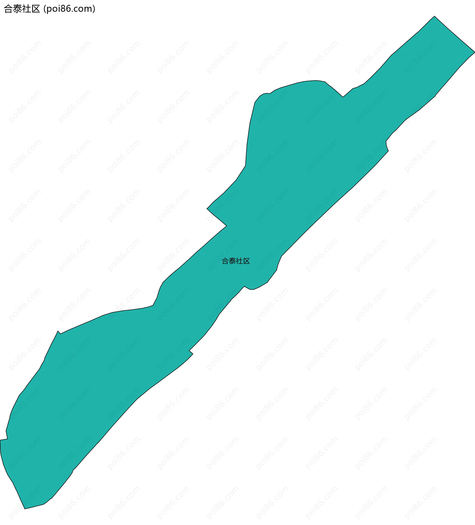 合泰社区边界地图