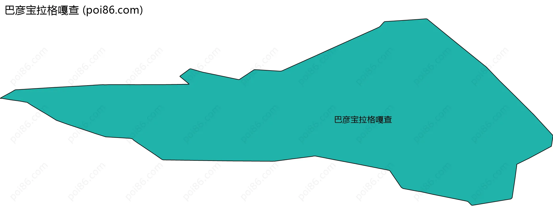 巴彦宝拉格嘎查边界地图
