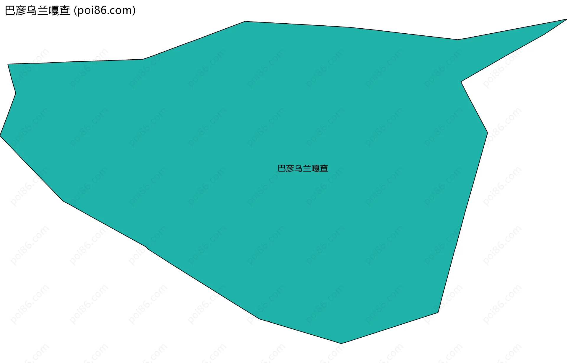 巴彦乌兰嘎查边界地图
