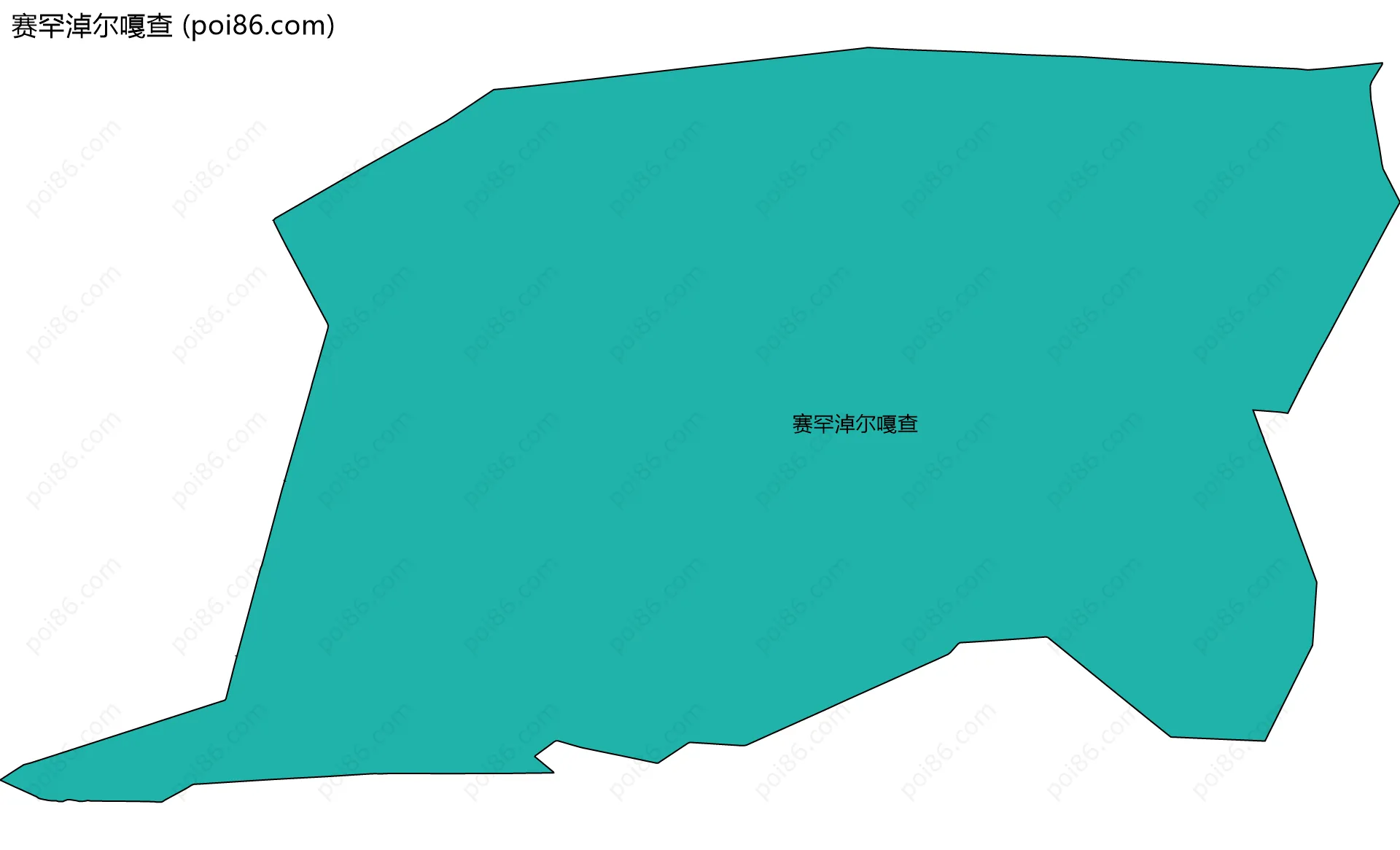 赛罕淖尔嘎查边界地图