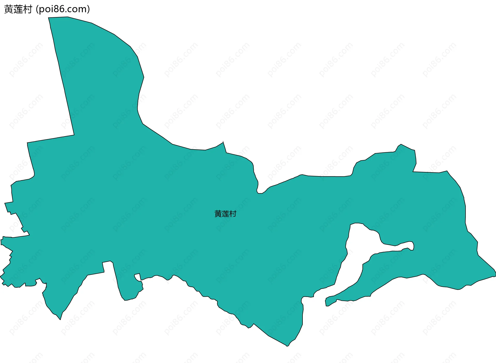 黄莲村边界地图
