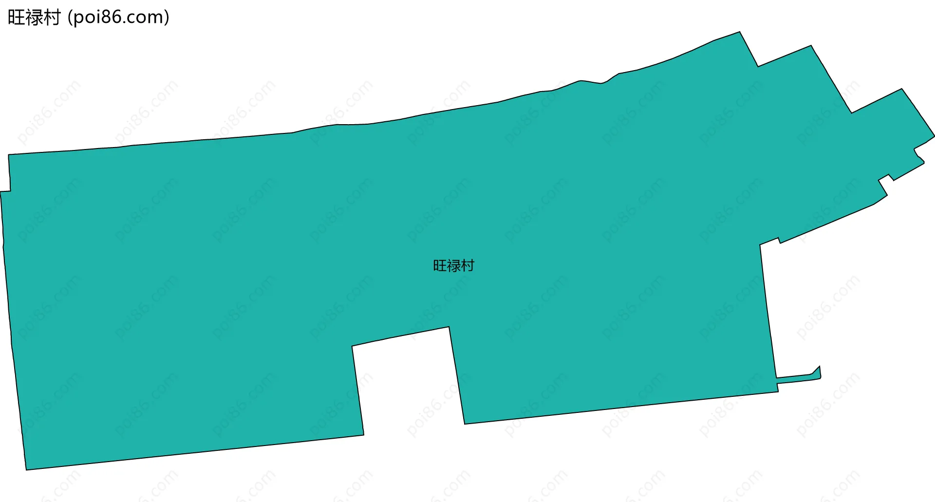 旺禄村边界地图