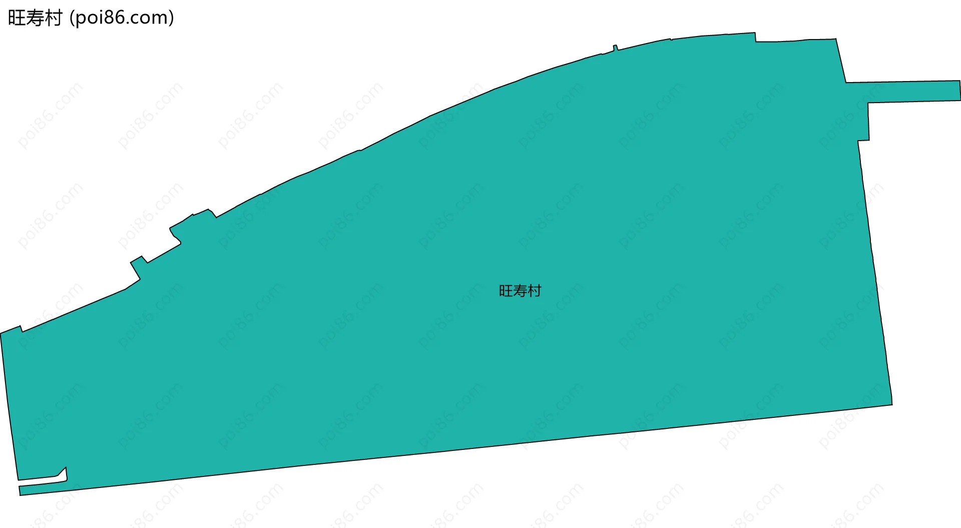 旺寿村边界地图