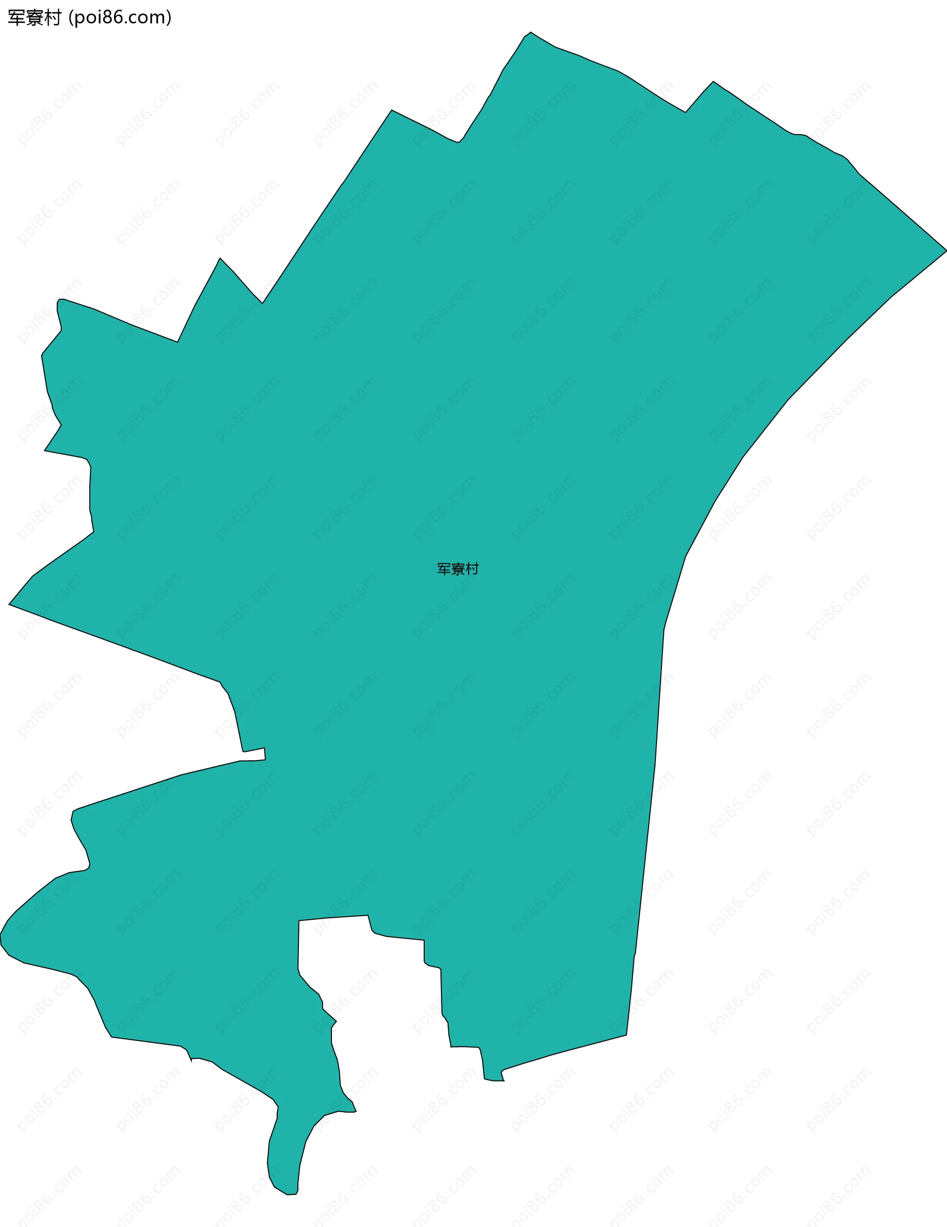 军寮村边界地图