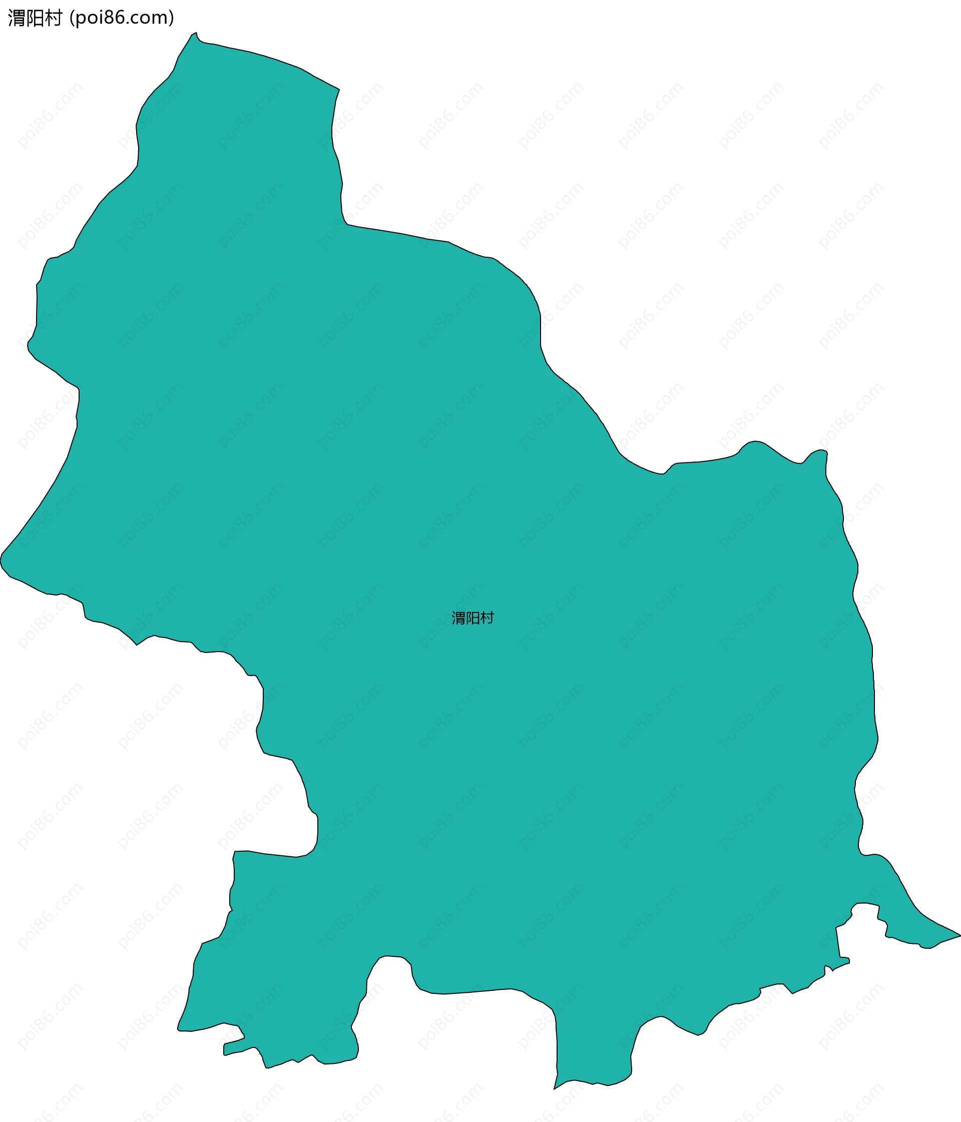 渭阳村边界地图