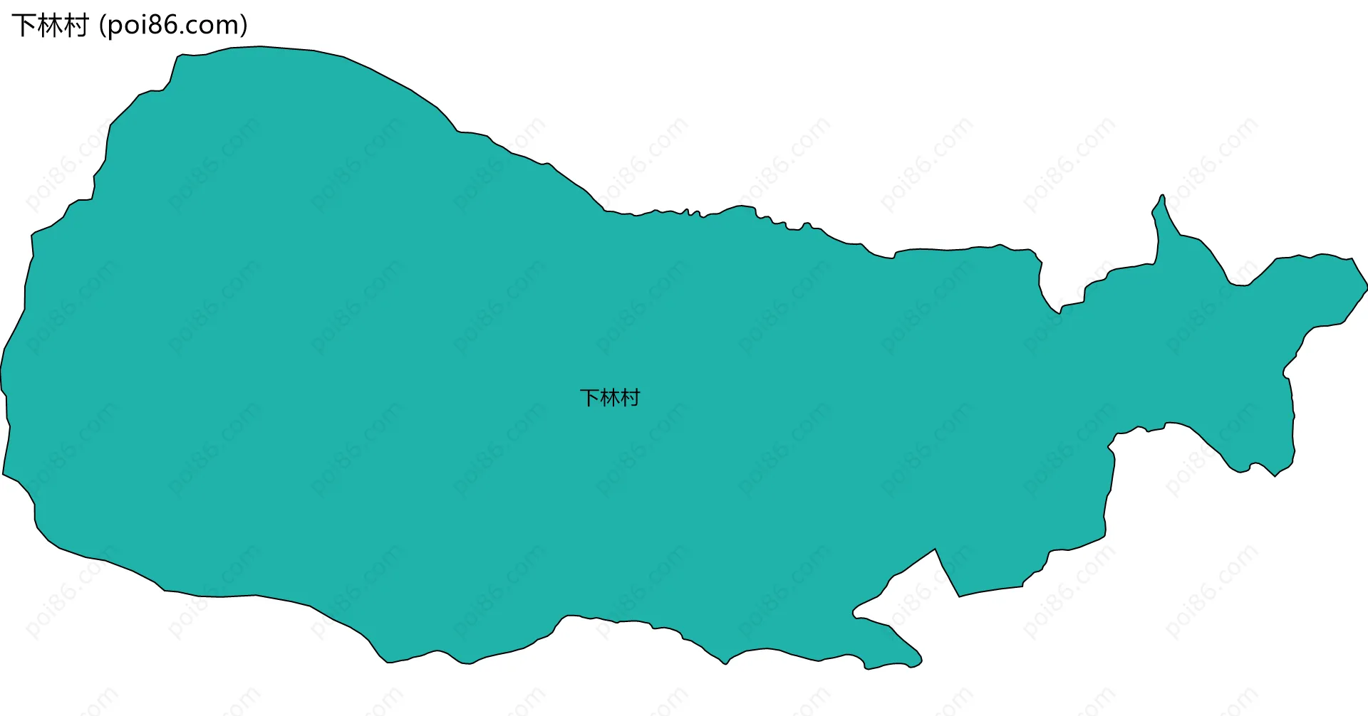 下林村边界地图