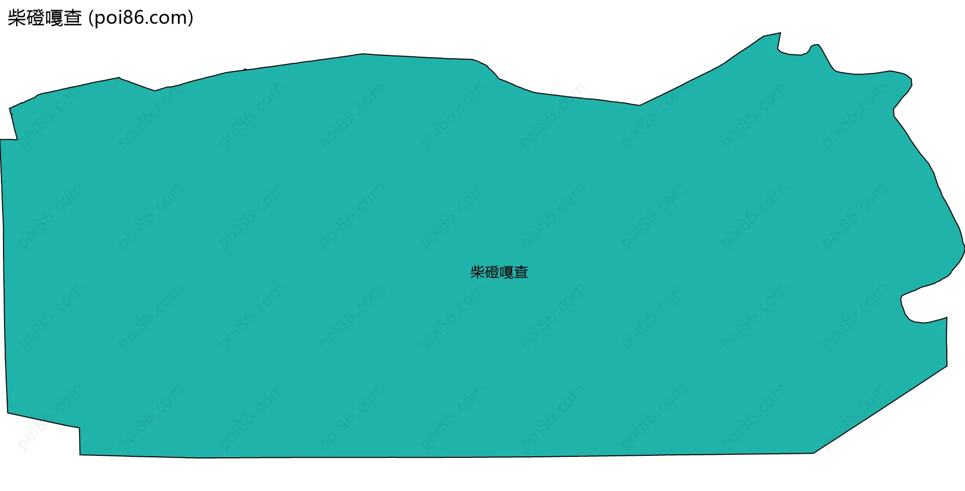 柴磴嘎查边界地图