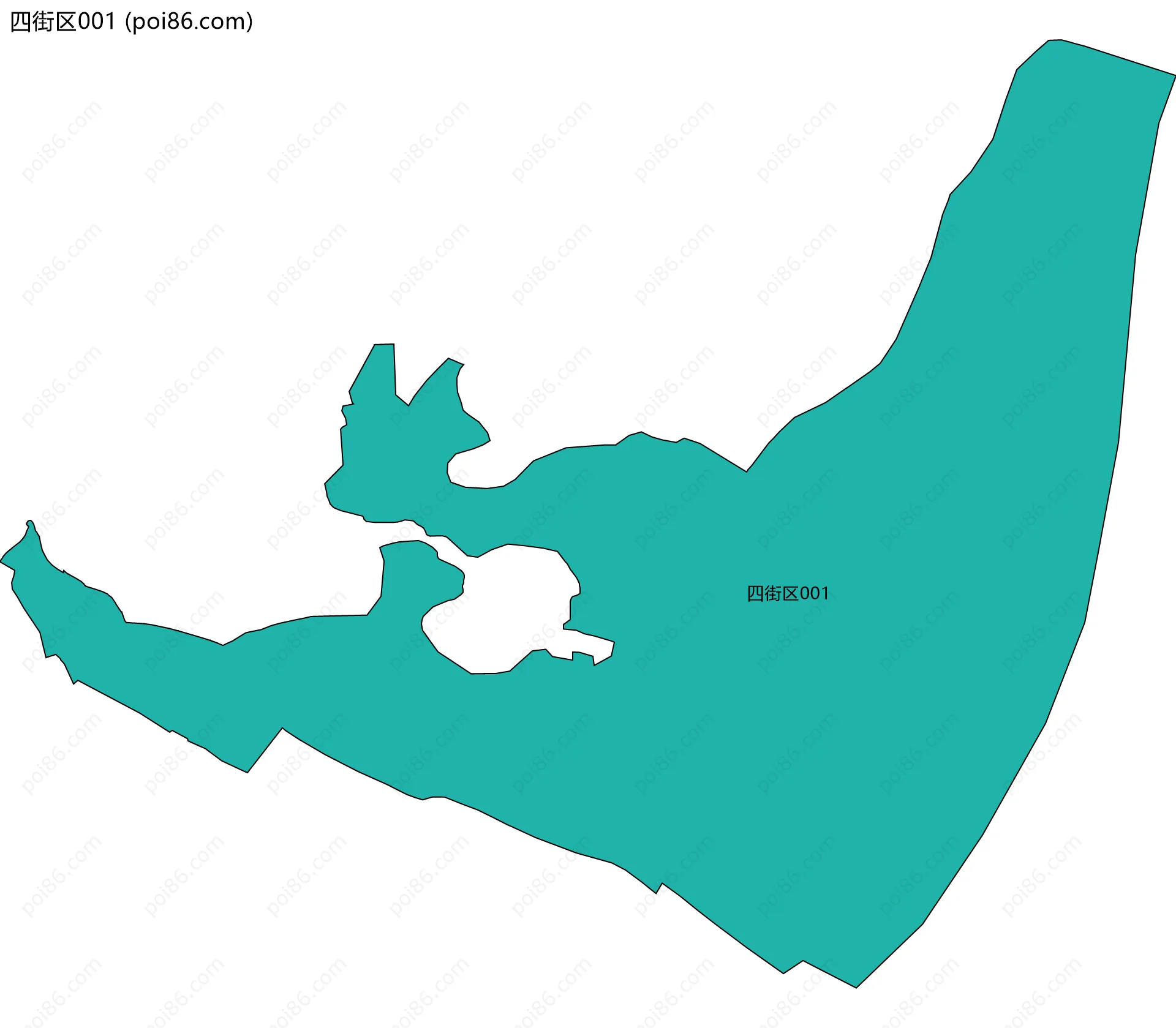 四街区001边界地图